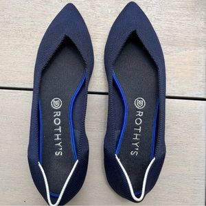 Rothy’s The Point Flat size 10 (navy)